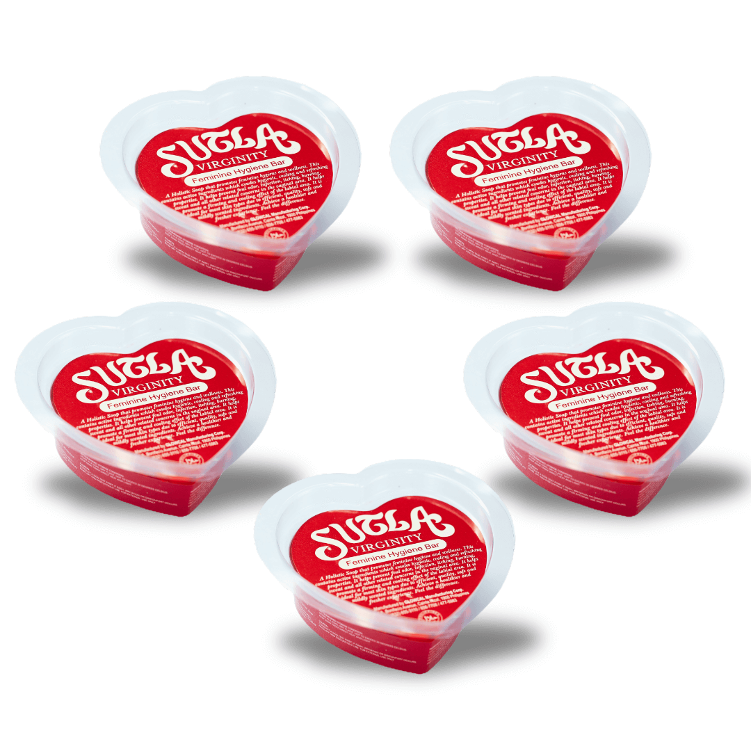 Sutla Virginity Feminine Hygiene Bar 100g 4+1 Bars Set